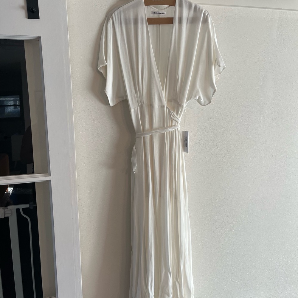 White Reformation Winslow Dress